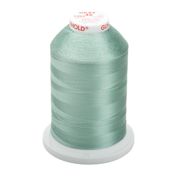 Sulky 40 Wt. Rayon Thread- Seafoam Green - 5,500 yd. Jumbo Cone