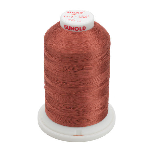 Sulky 40 Wt. Rayon Thread- Deep Mauve - 5,500 yd. Jumbo Cone
