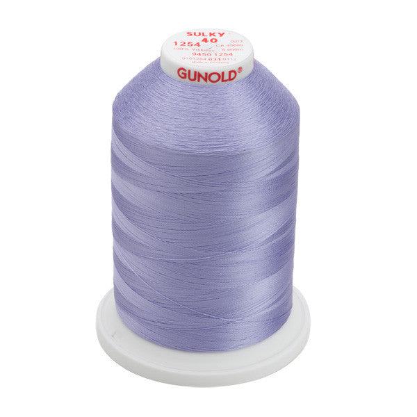 Sulky 40 Wt. Rayon Thread- Dusty Lavender - 5,500 yd. Jumbo Cone