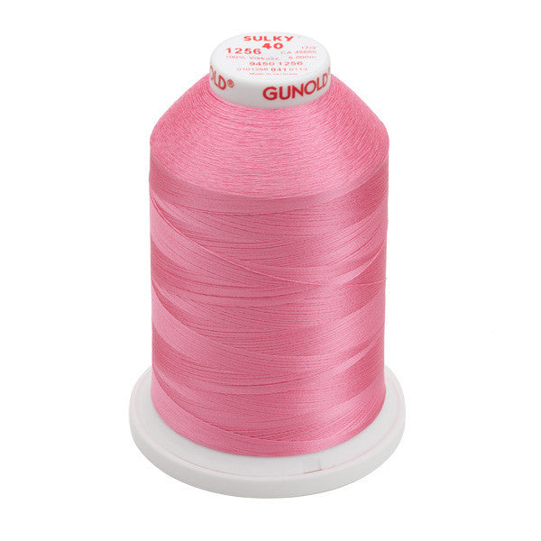 Sulky 40 Wt. Rayon Thread- Sweet Pink - 5,500 yd. Jumbo Cone