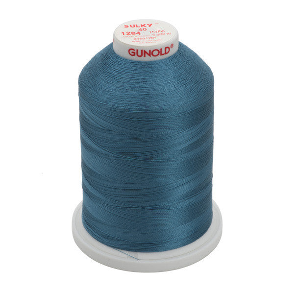 Sulky 40 Wt. Rayon Thread- Dk. Winter Sky - 5,500 yd. Jumbo Cone