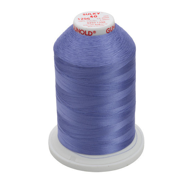 Sulky 40 Wt. Rayon Thread- Hyacinth - 5,500 yd. Jumbo Cone