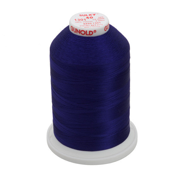 Sulky 40 Wt. Rayon Thread- Deep Eggplant - 5,500 yd. Jumbo Cone