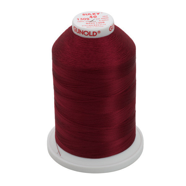 Sulky 40 Wt. Rayon Thread- Magenta - 5,500 yd. Jumbo Cone