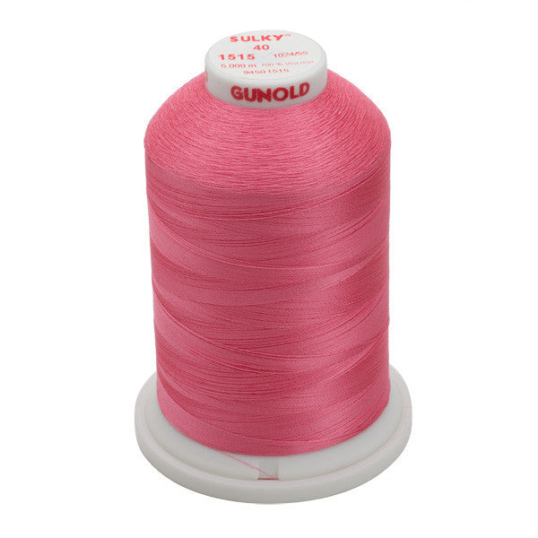 Sulky 40 Wt. Rayon Thread- Rosebud - 5,500 yd. Jumbo Cone