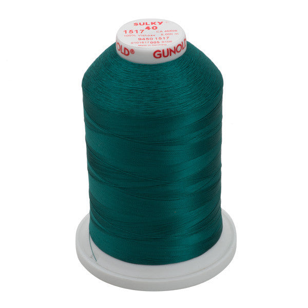 Sulky 40 Wt. Rayon Thread- Coachman Green - 5,500 yd. Jumbo Cone