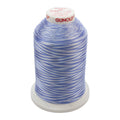 Sulky 40 Wt. Rayon Variegated Thread - Vari-Pastel Blues - 5,500 yd. Jumbo Cone