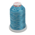 Sulky 40 Wt. Rayon Variegated Thread - Vari-Teal Blues - 5,500 yd. Jumbo Cone