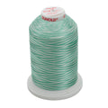 Sulky 40 Wt. Rayon Variegated Thread - Vari-True Greens - 5,500 yd. Jumbo Cone