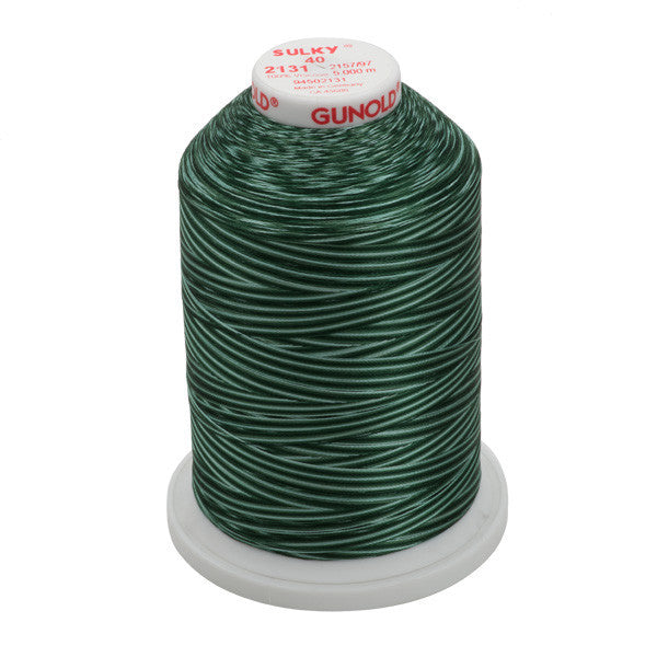 Sulky 40 Wt. Rayon Variegated Thread - Vari-Khakis - 5,500 yd. Jumbo Cone