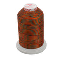 Sulky 40 Wt. Rayon Multi-Color Thread - Coral/Brown/Teal - 5,500 yd. Jumbo Cone