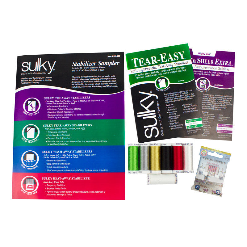 Sulky Beginner Machine Embroidery Kit