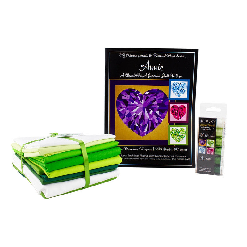 Sulky MJ Kinman Annie Peridot Quilt Kit — Fabric, Thread & Pattern