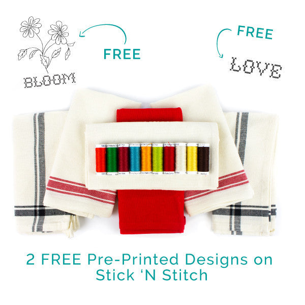 Sulky Vintage Made Modern Towel & Thread Kit by Amy Barickman