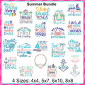 Creative Appliques Summer Embroidery & Applique Bundle - Sew Nation USA Exclusive