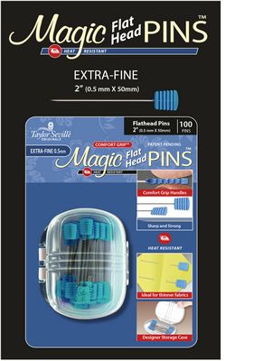 Taylor Seville Originals Magic Pins Flathead Extra Fine