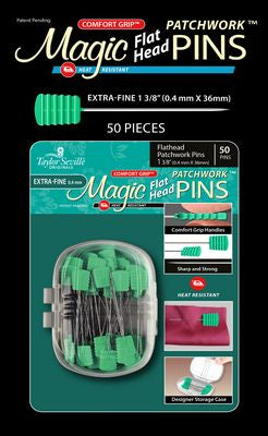 Taylor Seville Originals Magic Pins Flathead Patchwork Extra Fine