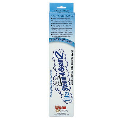 The Warm Company Lite Steam-A-Seam 2 Fusible Web – 12 inches × 3 yards