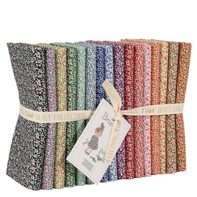 Tilda Brie Basics bundle of 16 fabric pieces