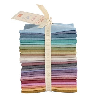 Tilda Chambray Fat Eighth Bundle – 28 Fabrics fabric bundle