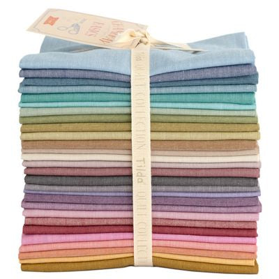 Tilda Chambray Fat Quarter Bundle – 28 Fabrics fabric bundle