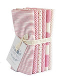Tilda Classic Basics Pink Fat Quarter Bundle – 6 Fabrics fabric bundle
