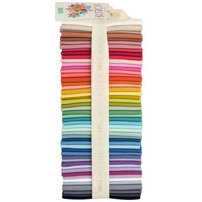 Tilda Solids Fat Eighth Bundle – 50 Fabrics fabric bundle