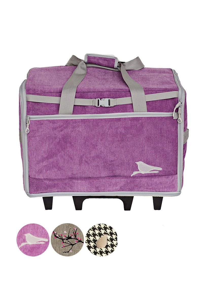 Bluefig DS23 Designer Series Wheeled Sewing Machine Bag - Songbird