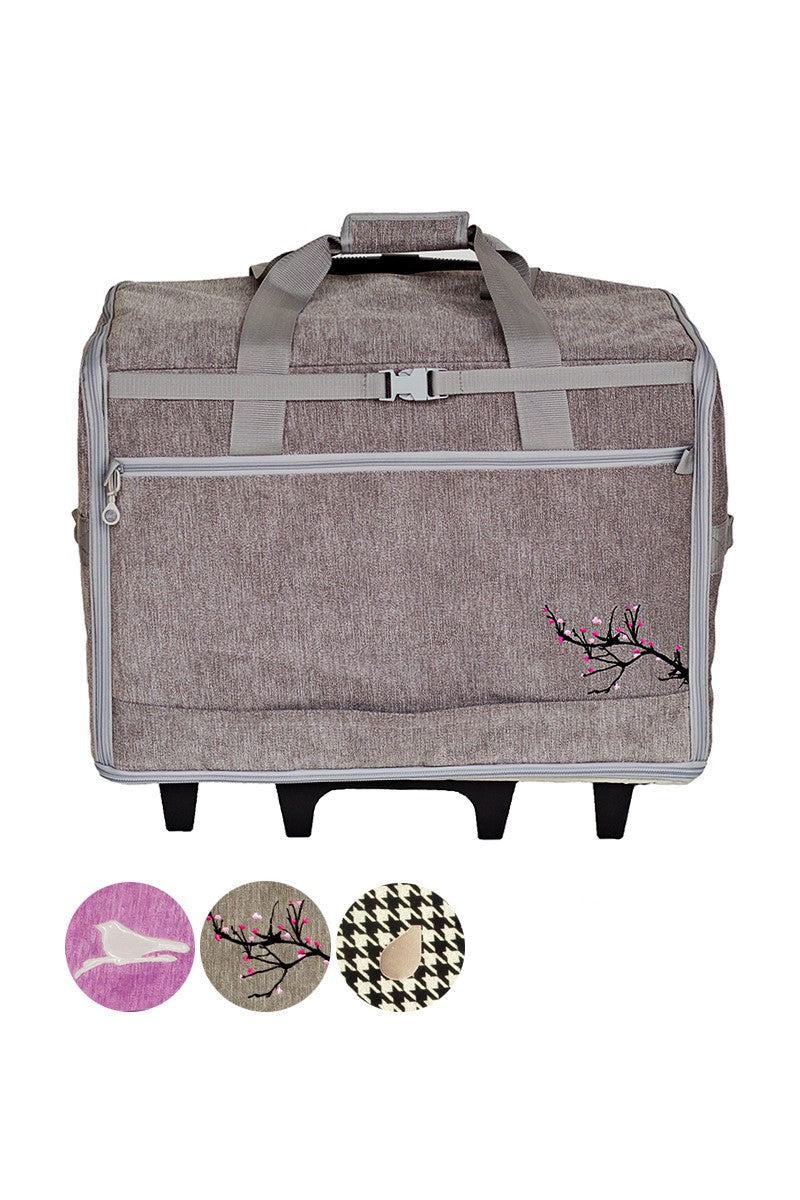 Bluefig DS23 Designer Series Wheeled Sewing Machine Bag - Blossom