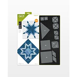 AccuQuilt GO! Feather Star 16-inch finished Block on Board die package
