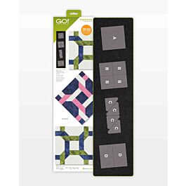 AccuQuilt GO! Plaited Block 12-inch finished fabric cutting die package
