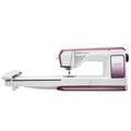 Husqvarna Viking Designer Topaz 65 sewing and embroidery machine with extended embroidery arm and large workspace