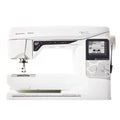 Husqvarna Viking Opal 690Q computerized sewing machine with touchscreen display and extended sewing arm on white background