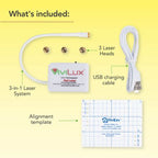 ViviLux (R) 3-in-1 Rechargeable Red Laser System — alternate view