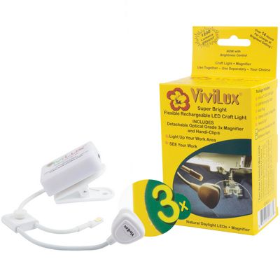 ViviLux Craft Light 2in Round Optical Grade 3x Mag — product view