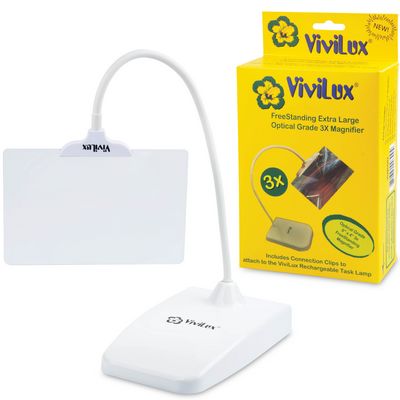 ViviLux 6in x 4in Optical Grade 3x Magnifier — product view