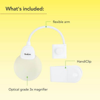 ViviLux 2in Round Optical Grade Detachable 3x Mag — alternate view