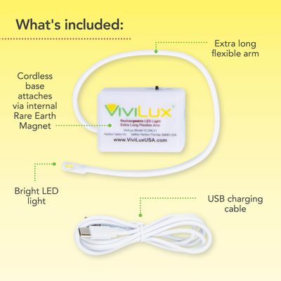 ViviLux UltaLight XL with Rare Earth Magnet — alternate view
