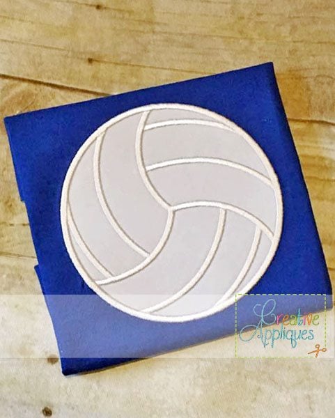 Creative Appliques Volleyball Applique included in the Sports Monogram Frame Applique Bundle